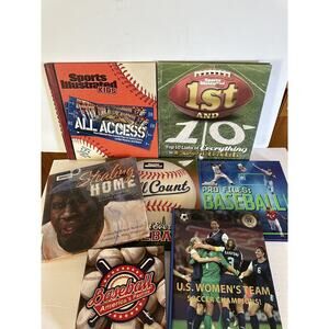 Lot 7 books (4) Sports Illustrated Kids hardcover + 3 mix sports soccer baseball